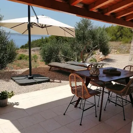 Tatil Evi Kuca Za Odmor Gnjila U Uvali Iznad Prekrasne Plaze Zavala
