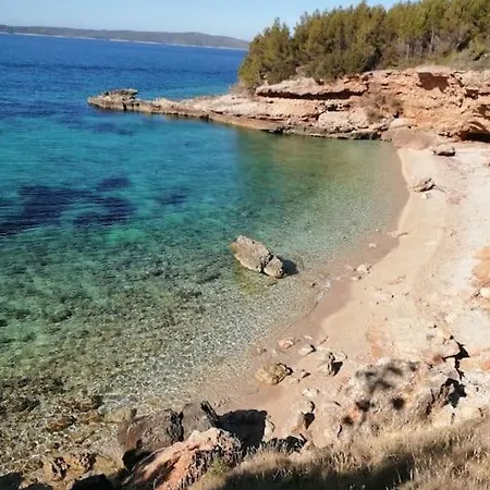 Tatil Evi Kuca Za Odmor Gnjila U Uvali Iznad Prekrasne Plaze Zavala